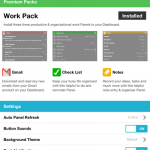 Work Pack Screen